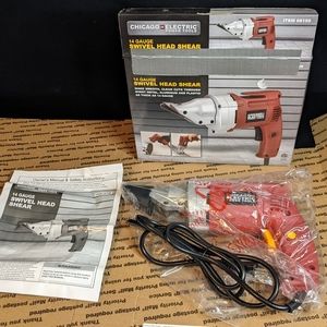 14 Gauge Swivel Head Shear 120V  Chicago Electric